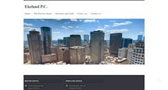 Desktop Screenshot of ekelundpc.com
